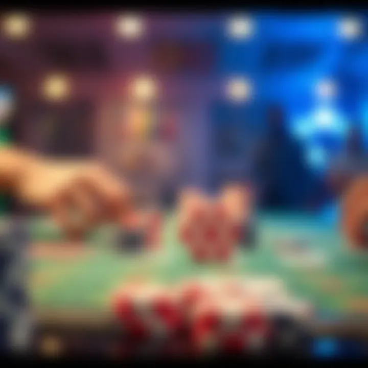 Mastering Advanced Poker Tactics A strategic board showing advanced tactics in poker gameplay