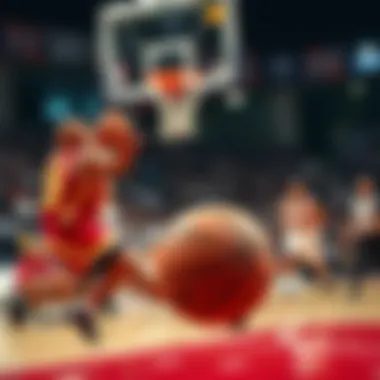 Visual representation of basketball betting strategies