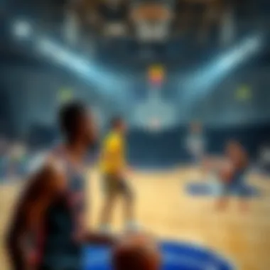 Comparison of different basketball teams performance