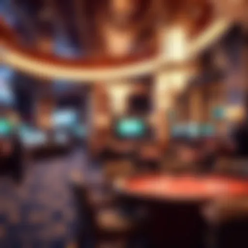 Luxurious Casino Interior with Elegant Design