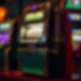 An antique slot machine showcasing its classic design