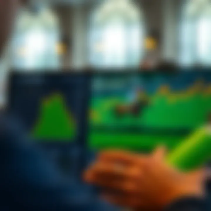 Detailed analysis of race statistics on a digital screen