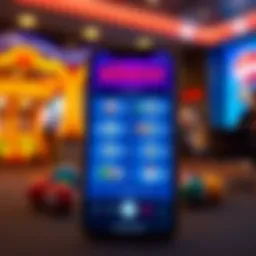 Bingo app interface showcasing features