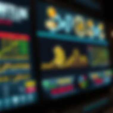 The Innovative Interface of Bitcoin Casinos A modern digital casino interface showcasing Bitcoin transactions