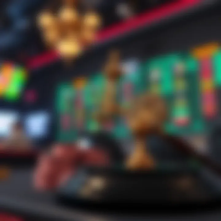 Understanding the Legal Framework of Bitcoin Casinos A conceptual graphic representing the legal landscape of Bitcoin gambling