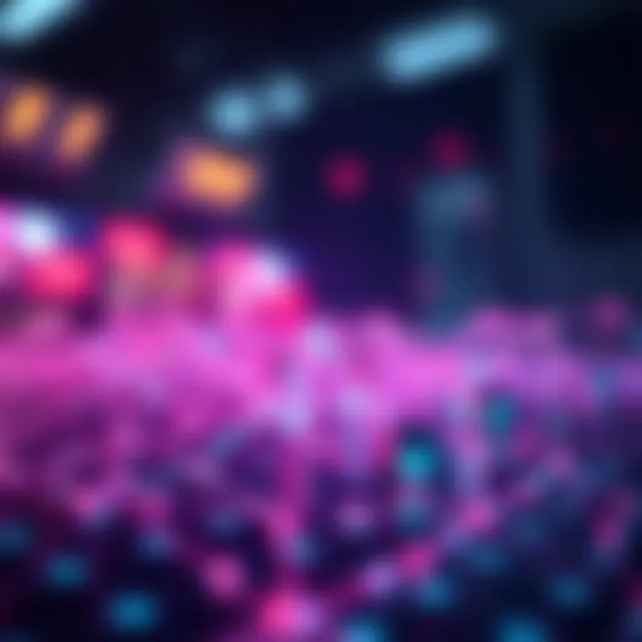 An abstract representation of blockchain technology in gaming