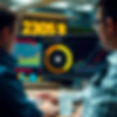 Data-Driven Betting Experiences Graphic showing data analytics in online betting