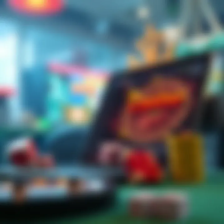 Infographic showcasing trends in online casino gaming