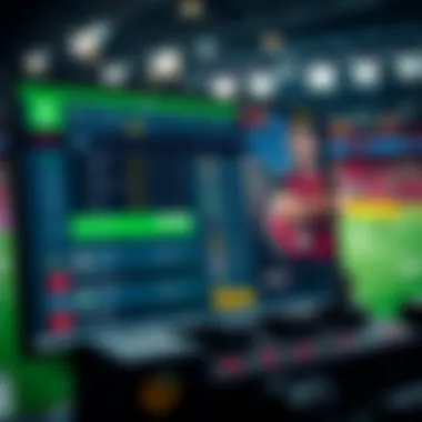 Overview of a betting platform interface