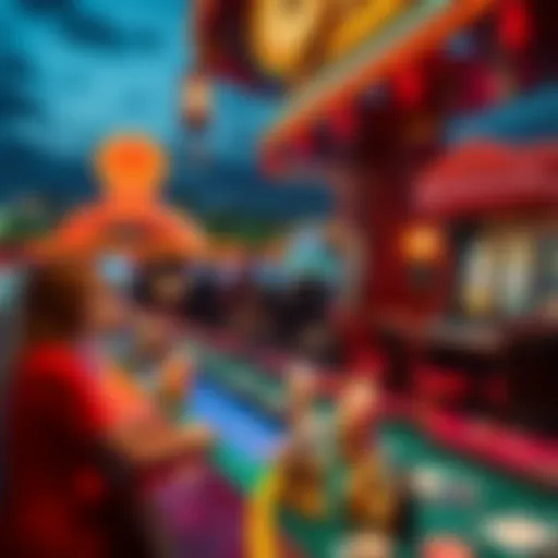 Vibrant representation of Curaçao's gambling landscape