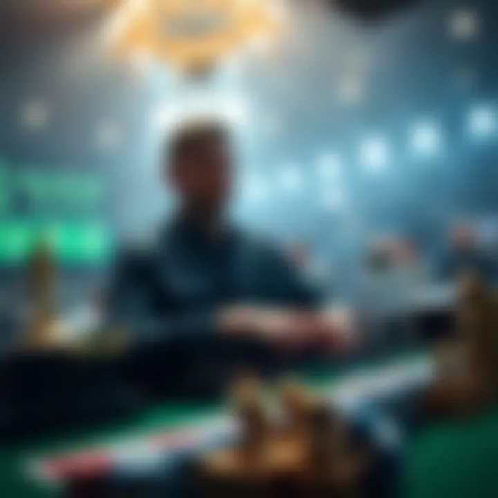 Illustration of strategic betting techniques