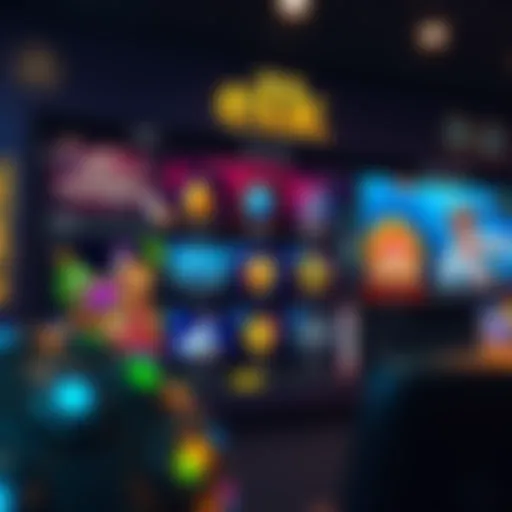 An overview of the Elk Casino interface showcasing various gaming options.