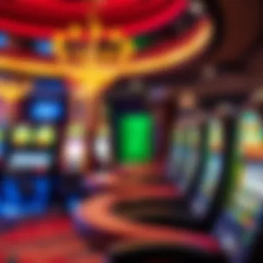 A close-up of popular games like baccarat and slots available at Elk Casino.