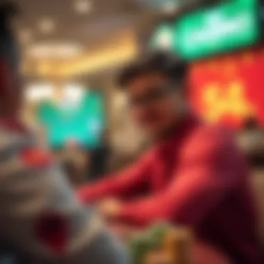 A graphical depiction of strategic betting methods used by Elk Casino players.