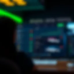 Innovative online betting platform interface