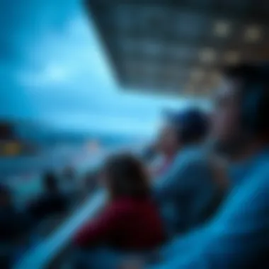 Spectators enjoying the F1 race at Spa