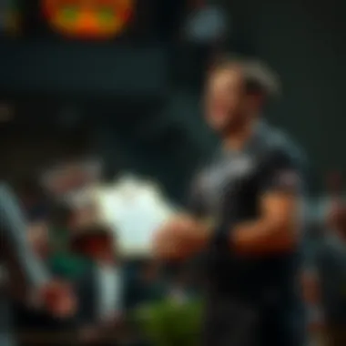 Recognition of Excellence Fabio Fognini receiving an award