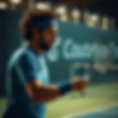 Intense Training Regimen Fabio Fognini training on the court