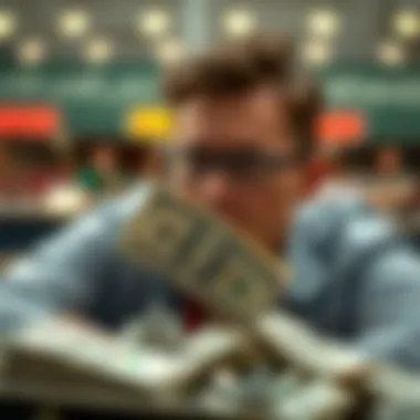 Understanding Financial Implications of Betting Losses Visual representation of financial loss in betting