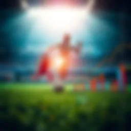 Visual representation of football data analysis