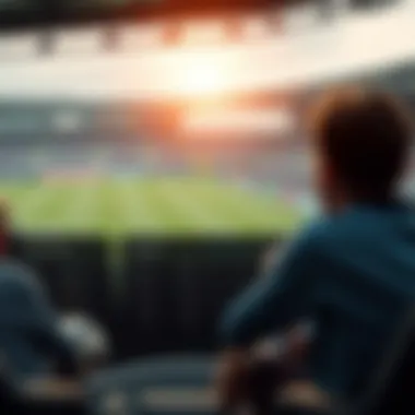 Football match overview with betting odds