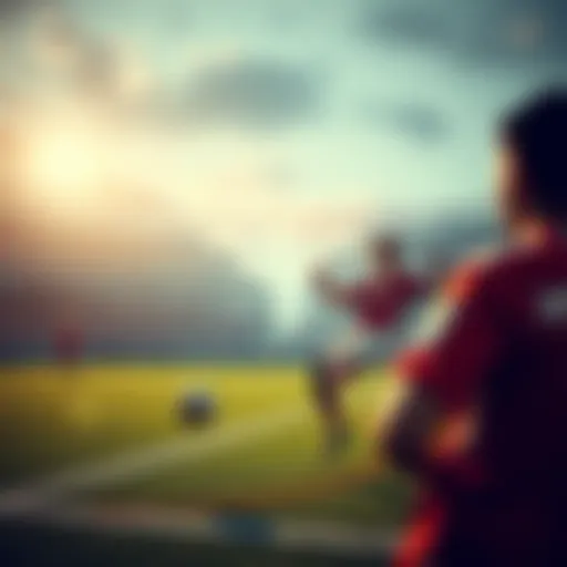 Exciting moment during a Gold Cup match