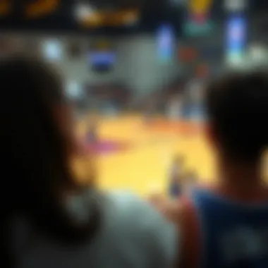 High-quality basketball viewing experience