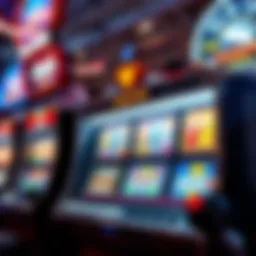 Jackpot slot machine in action