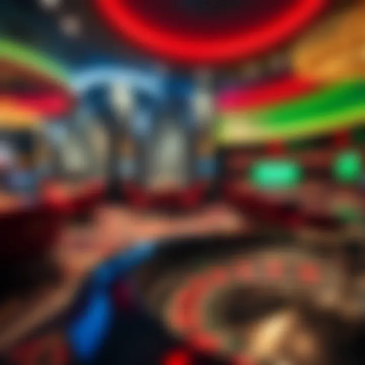 An immersive casino environment that enhances the live roulette experience.