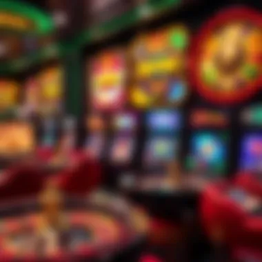 Various casino games available online