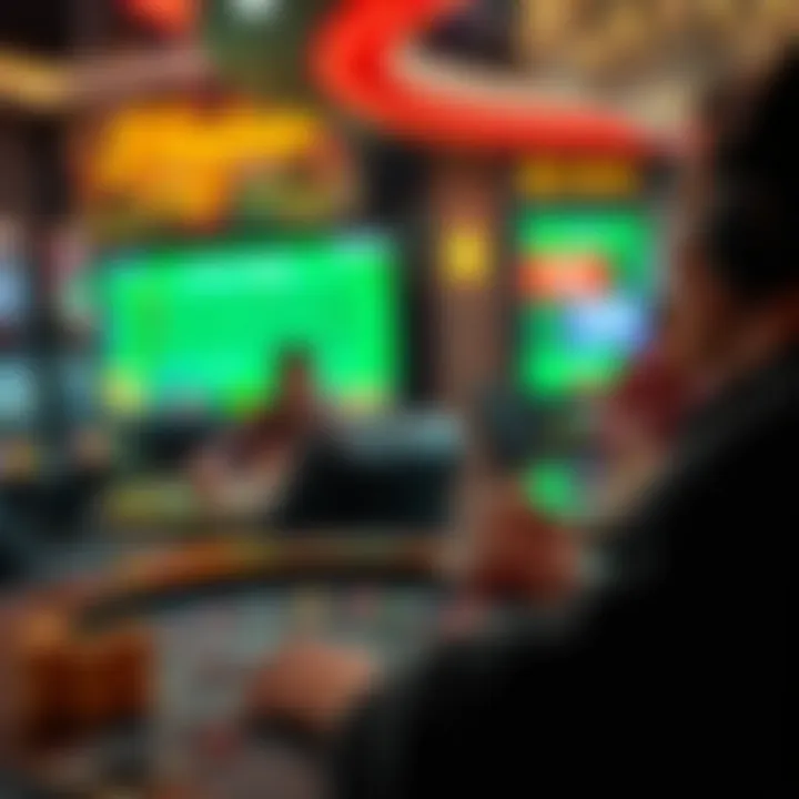 A thrilling player experience in an online casino setting