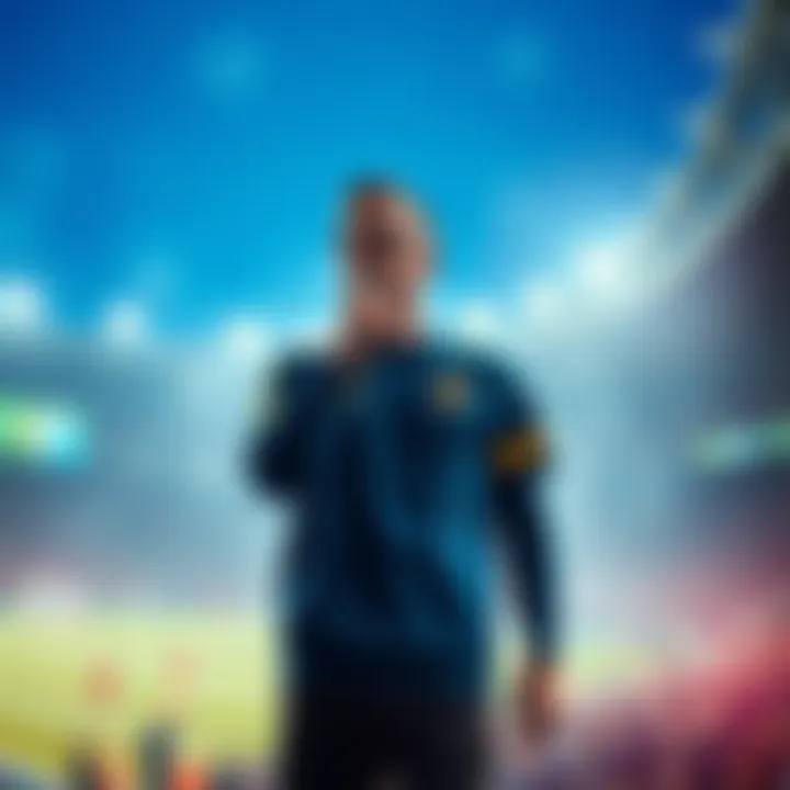 A vibrant illustration of football betting culture.