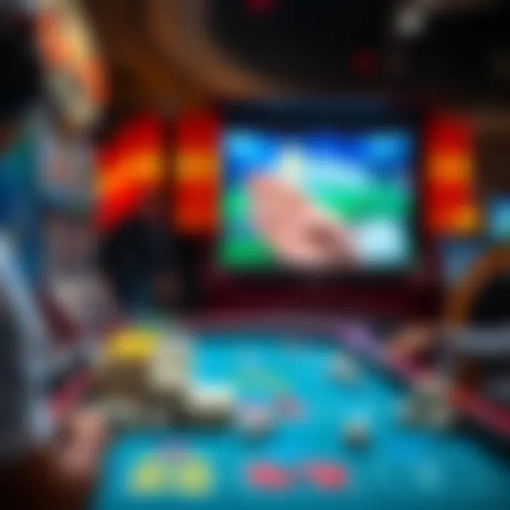 Diverse online casino games showcased