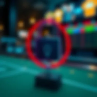 A safety lock symbol representing secure online betting