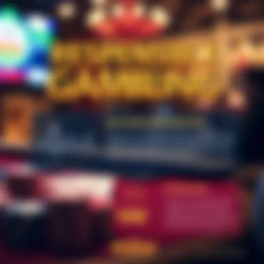 An infographic highlighting responsible gambling practices and tips