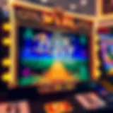 An artistic representation of the Book of Oz slot game interface