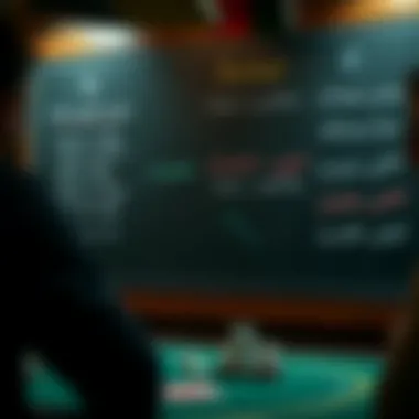 Strategies depicted on a chalkboard