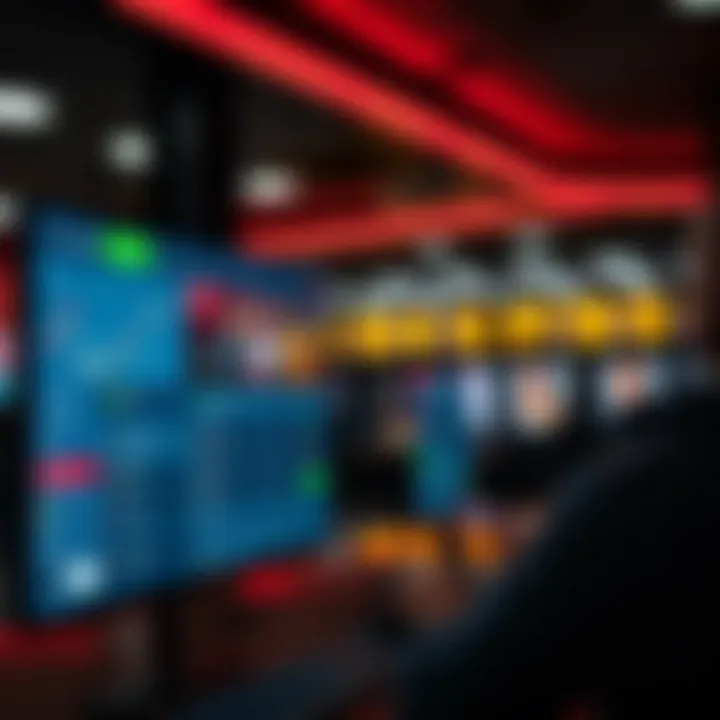 A modern interface of a popular betting platform