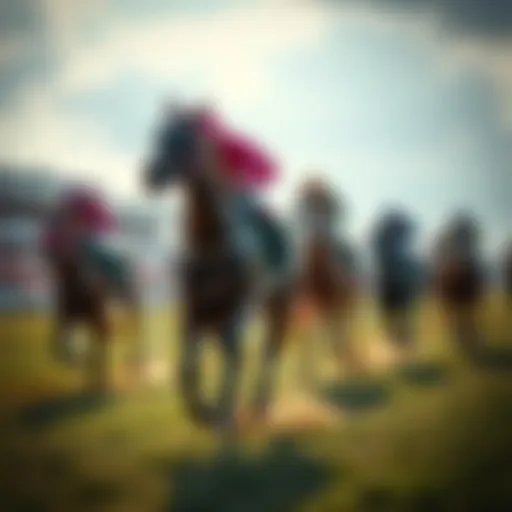 A historical view of horse racing events showcasing the evolution of the sport