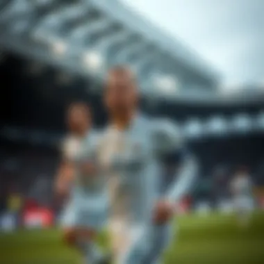 Key players of Real Madrid in action