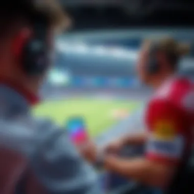 Technology integration in sports viewing