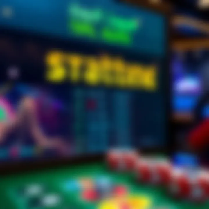 Strategic betting tips displayed on a digital screen