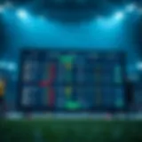Live soccer betting interface showcasing real-time odds