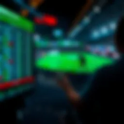 Real-time sports betting interface showcasing live data.