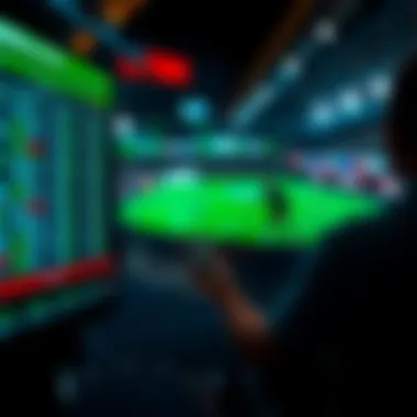 Real-time sports betting interface showcasing live data.