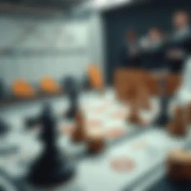 A strategic board filled with game plans and tactics for successful betting.