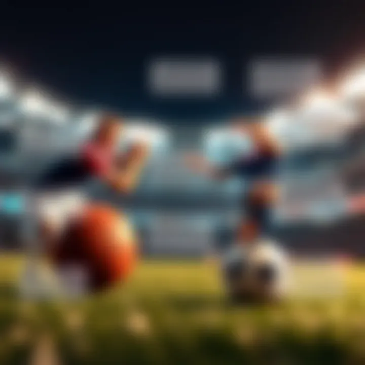 An infographic showcasing various types of sports betting