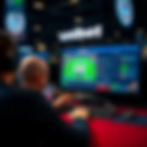 Live gaming interface on Unibet platform showcasing user interaction