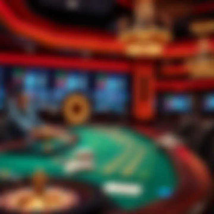 An overview of user experience in live dealer online casinos with interactive features.