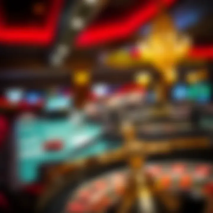 Variety of games available in live dealer casinos, including blackjack and roulette.